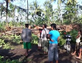 Angin Putting Beliung Mengamuk, Hancurkan 3 Rumah Warga dan Kandang Ayam